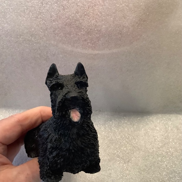 Vintage Castagna Italy Black Scottish Terrier Figurine Resin 1988 - Picture 5 of 6